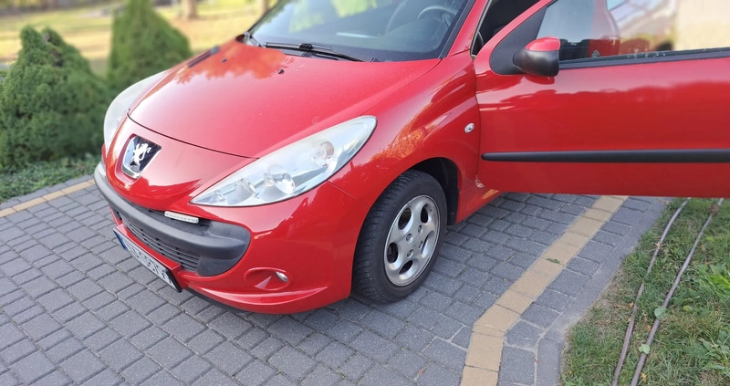 Peugeot 206 cena 8500 przebieg: 106000, rok produkcji 2009 z Warta małe 92